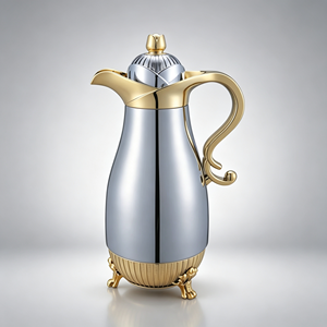 Set di Caraffe Termiche in Metallo Elettroplaccato Robusto e Resistente alle Perdite per il Trasporto dell'Acqua <span class=keywords><strong>Zamzam</strong></span> Durante l'Umrah - Product Image 2