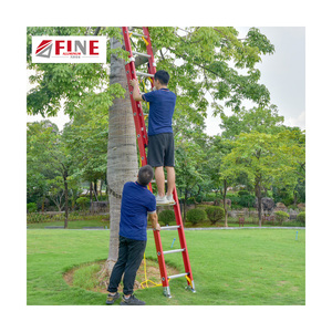 Tangga Ekstensi GRP D 2 Bagian Berinsulasi FRP Tangga Fiberglass Ekstensi - Product Image 3