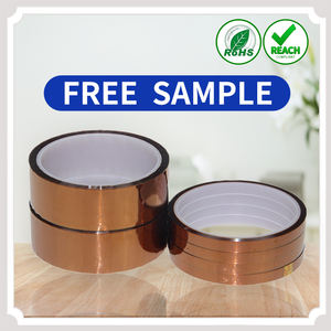 30mm Wide Double Sided Gold Finger <strong>PI</strong> Polyimide Film Insulation <strong>Tape</strong> For PCB 0.025mm Thickness Adhesive Silicone - Product Image 5