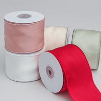 Ruban en satin double face de 6 cm, finition mate, bords thermocollés, matériau pour la fabrication de nœuds faits main, 18 couleurs disponibles