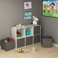 Boîte de rangement en tissu pour articles ménagers, sac de rangement pliable en tissu