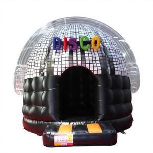 Grand trampoline gonflable de divertissement personnalisable avec matériau en PVC, installation facile, taille personnalisée - Product Image 1