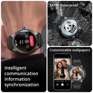 Relojes inteligentes Listo para enviar Reloj Cubit Frecuencia cardíaca única Mejor calidad <span class=keywords><strong>Arzon</strong></span> Mujer Top Boat Wave Glass - Product Image 5