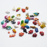 Direct usine, Breloque de téléphone et Pendentif de sac en résine, Figurines colorées de la vie marine : Poisson, Dauphin, Hippocampe, Phoque, Ancre, Étoile, Baleine, Requin