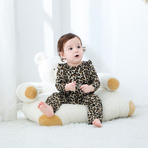 Combinaison personnalisée pour bébé fille à manches longues, tenue zippée pour nourrisson, vêtements pour tout-petits, grenouillère en bambou, vente en gros de vêtements pour bébés - Product Image 1