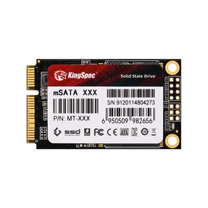 Kingspec ssd de alto desempenho do disco rígido disco rígido de 256 gb flash drive com metade do tamanho msata ssd disco