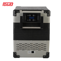 Réfrigérateur-congélateur de voiture 12V 24V, réfrigérateur à compresseur, mini réfrigérateur portable de 45L, congélateur électrique pour camping-car, voiture, camion