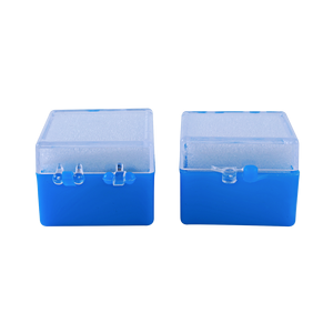 Verpakkingsdoos van kunststof met schuim voor enkelvoudige kronen, bruggen, groot en klein formaat, voor tandtechnisch laboratorium - Product Image 6