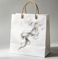 Sacs en papier isolés avec feuille d'aluminium, doublure en aluminium pour garder les aliments chauds/froids, emballage thermique pour la livraison, la vente à emporter et la restauration