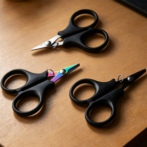 Tijeras de pesca multifuncionales de acero inoxidable con revestimiento de titanio, tijeras domésticas, cortador de línea de PE, cortador de línea de plomo, nailon - Product Image 2