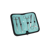 Kit de pratique pour étudiants en médecine Ensemble d'instruments de suture chirurgicale avec module de peau en silicone