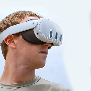 Ensemble d'accessoires de jeu <span class=keywords><strong>Film</strong></span> trempé pour masque oculaire Thumb Grips Case for Meta Quest3 Headset Head Strap Case Screen Protector Joystick - Product Image 5