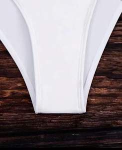 TW blanco 3D Flor de una pieza traje de baño trajes de baño mujeres novia Bandeau traje de baño - Product Image 6