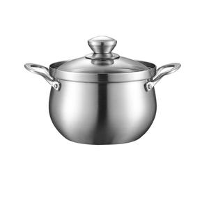 Marmite à soupe 304 acier inoxydable vapeur <span class=keywords><strong>ménage</strong></span> bouillie épaissie cuisinière à induction universelle cuisson nouilles soupe marmite - Product Image 4