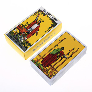 Özel <span class=keywords><strong>Tarot</strong></span> kartları çevre dostu geri dönüşümlü klasik dayanıklı kağıt <span class=keywords><strong>Tarot</strong></span> kartları güverte - Product Image 1