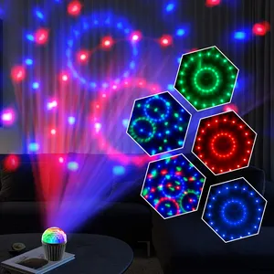 Mini luci da discoteca per feste a LED di tipo C porta di controllo del suono portatile proiettore per auto luci a buon mercato Dj