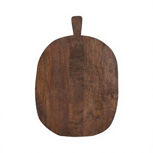 Oval Shape Acacia Chopping <b>Board</b> With Handle Dishwasher Safe Customizable Designs Cutting <b>Board</b> Modern Home Kitchen Accessory - Product Image 1