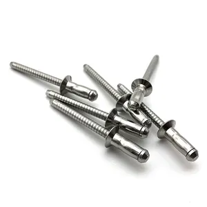 Kör perçin paslanmaz çelik csk açık uçlu tip yuvarlak kafa 1/8 x1/2 pop perçin alüminyum 6mm pop kör perçin