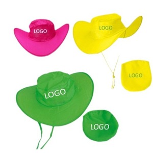 Promotion Wholesale Custom Full Color Print Unisex Fisherman Hat Polyester Foldable Hat/Pop-up Foldable Hat