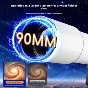 Nuovo Telescopio Astronomico 90650 con Grande Apertura, Ingrandimento 195X, Professionale per Osservazione di <span class=keywords><strong>Stelle</strong></span> e Luna, Senza Rivestimento Lenti - Product Image 2