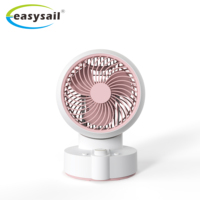 Ventilateur de circulation d'air portable de bureau OEM ODM à oscillation automatique, facile à transporter