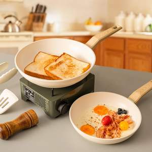 Maifan Pierre Alliage d'aluminium antiadhésif Casserole à soupe Poêle à frire avec couvercle pour cuisinière à <span class=keywords><strong>gaz</strong></span> <span class=keywords><strong>et</strong></span> à <span class=keywords><strong>induction</strong></span> - Product Image 6