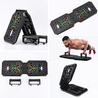 Planche d'entraînement musculaire pliable et portable multi-usage pour la mise en forme corporelle et les exercices de fitness à domicile