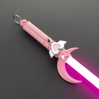 Sabres laser LGT Sailor Moon avec poignée en alliage d'aluminium, sabre laser LED, jouet pour duel, cadeau pour filles