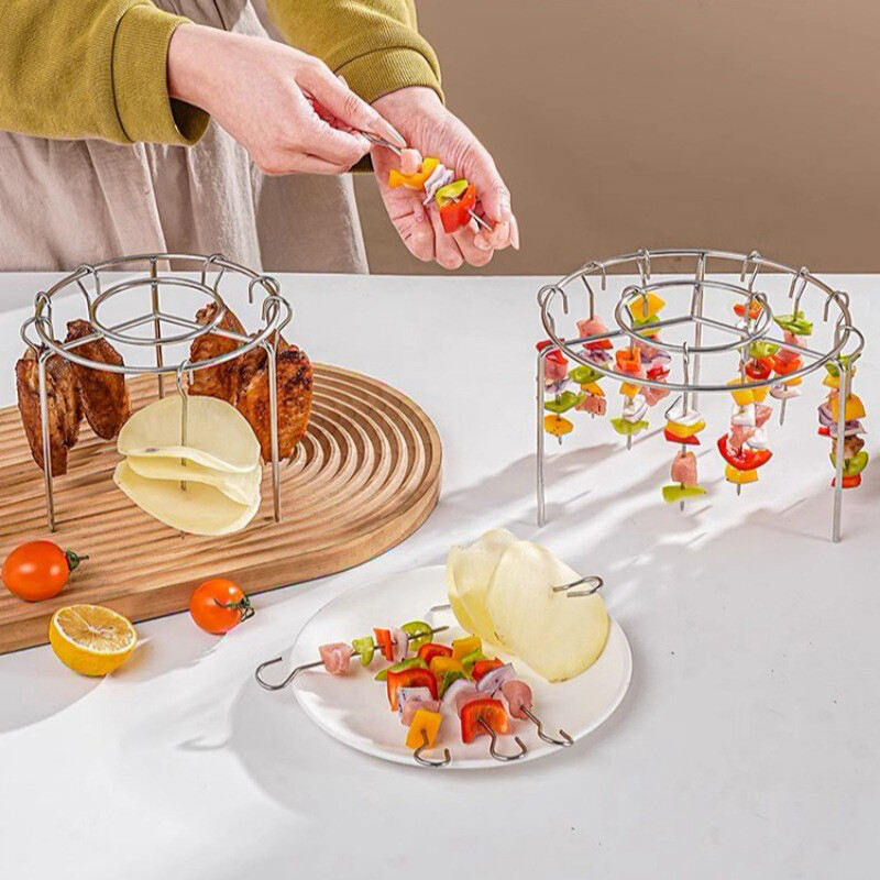 Air Fryers Rotisserie Grill Stick 12 Needle Kabob Rotisserie Set - Main Image