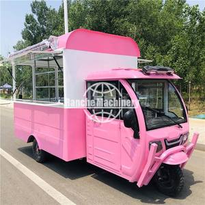 Carrito de Comida Móvil de 3 Ruedas para Helados, Camión de Comida Móvil Eléctrico para Café - Product Image 5