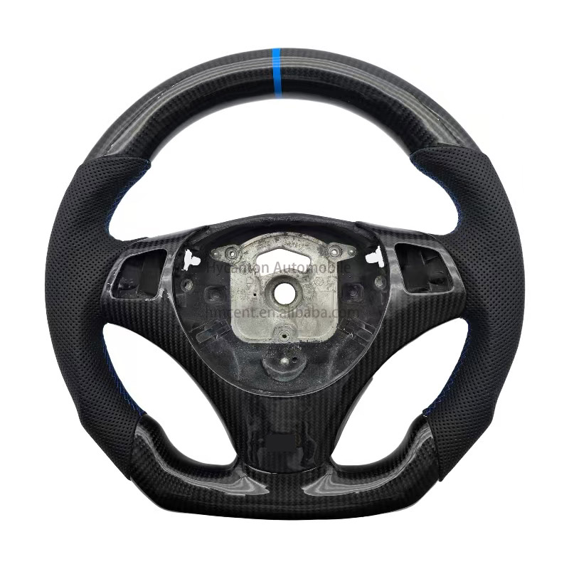 without hole+carbon fiber+perforated leather+blue stripe