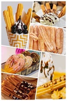 Fabricant manuel de churros en acier inoxydable/fabricant espagnol de churros Machine manuelle de haute qualité