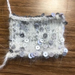 Chaude 60% Angora lapin cheveux vison fil 3MM + 6MM paillettes <span class=keywords><strong>1KG</strong></span> pour tricot à la main couture tissage broderie recyclé caractéristiques - Product Image 2