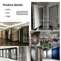 Offre Spéciale Double page latérale tournant tapis présentoirs autoportant grande couverture tapis échantillon présentoir étagères