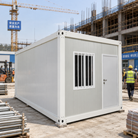 Bureau temporaire de chantier, installation rapide, maison préfabriquée modulaire en panneaux sandwich modernes, conteneur détachable