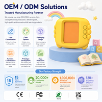 Machine d'apprentissage interactive personnalisée en ABS avec tableau de dessin LCD, jouet éducatif bilingue pour enfants de 5 à 7 ans, OEM ODM