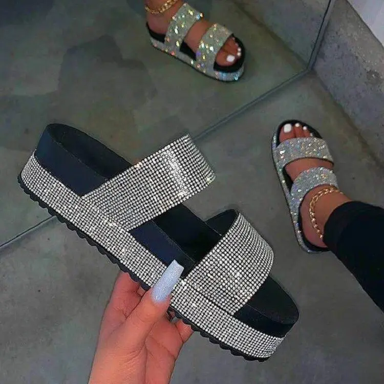 2024 di vendita di sandali da donna spessi alta piattaforma sandali da donna sandali da donna pantofole Casual artigianali