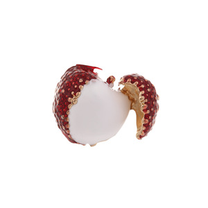 Lychee Fruit Brooch <b>Red</b> Zinc Alloy Women's Fashion Accessory - Product Image 5