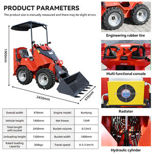 Cargadora de Ruedas Compacta de Alta Eficiencia para Construcción y Agricultura, Fabricada en China - Product Image 5
