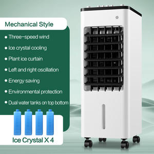 <span class=keywords><strong>Petit</strong></span> ventilateur de refroidisseur d'air refroidi à l'eau purificateur d'humidification de réfrigération Mobile pour hôtels nouvel état d'occasion plastique électrique AC - Product Image 6