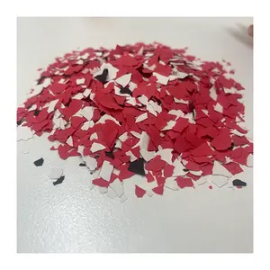 Multicolor Mica Flakes Colorful Mica Composite Rock Chips For Epoxy Floor Coating Flakes