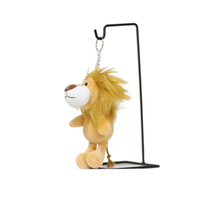 Mini lion en peluche à suspendre, faible MOQ, directement de l'usine, NOUVEAU, mignon, doux, en coton PP, porte-clés personnalisé, 15 cm, pas cher