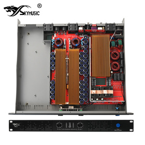 Amplificateur professionnel 1U classe D, amplificateur de puissance numérique 2 <span class=keywords><strong>canaux</strong></span> pour sonorisation de scène / DJ / KTV - Product Image 1