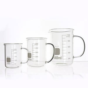 उच्च बोरोसिलिकेट 3.3 प्रयोगशाला ग्लेसवेयर ने हैंडल के साथ स्नातक किया बीकर - Product Image 1