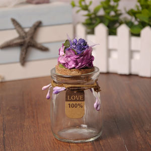 Yüksek kaliteli düğün ziyafet puding cam kavanoz bebek duş Favor cam şeker kutusu - Product Image 6