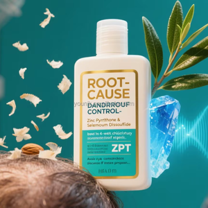 Champú orgánico de Argán y jengibre de etiqueta privada, acondicionador de <span class=keywords><strong>coco</strong></span> sin sulfato para cabello seco propenso a la caspa, aceite anticaspa - Product Image 1