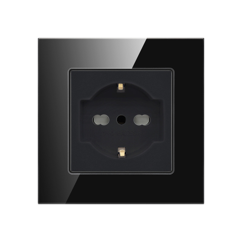 EU IT Glass Wall Socket