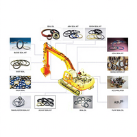 Kit de joints de révision hydraulique professionnel 2438U1097R100 2438U716R140 2438U721R100 2438U1094R140 pour SK200-8