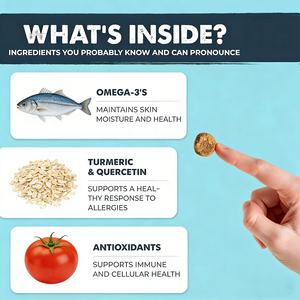 OEM/ODM Allergie-Immun – Anti-Juckreiz-Kauartikel für Hunde, Allergieunterstützende Vitamine für Haut- & Fellallergien – 90 Stück <span class=keywords><strong>Pet</strong></span> Soft Chews - Product Image 4