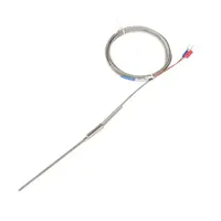 Termokopel Tipe K J E -200-500C 1.5mm*100mm 200mm Sensor Suhu Probe Fleksibel Dukungan Kustomisasi Buatan Tiongkok Daratan